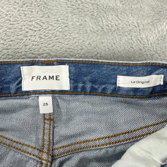 FRAME Le Original Women’s Light Denim Jeans Women’s Size 25 - Picture 4 of 14